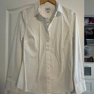NWT J Crew White Button Down Blouse
